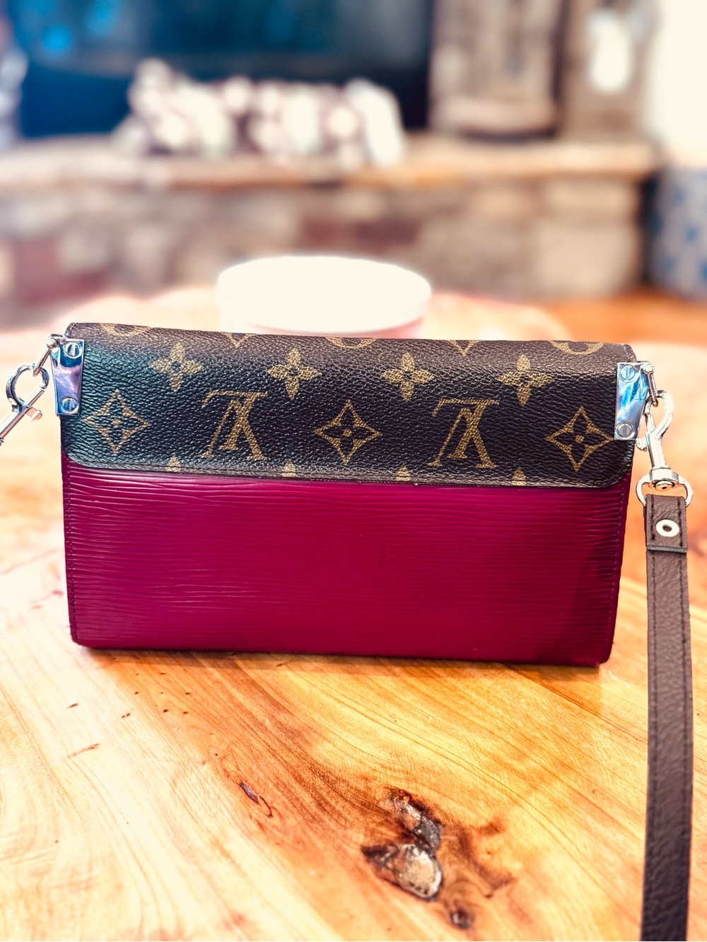 Louis Vuitton Marie-Rose Wallet Monogram Canvas and Epi Leather broken closure - Picture 4 of 15